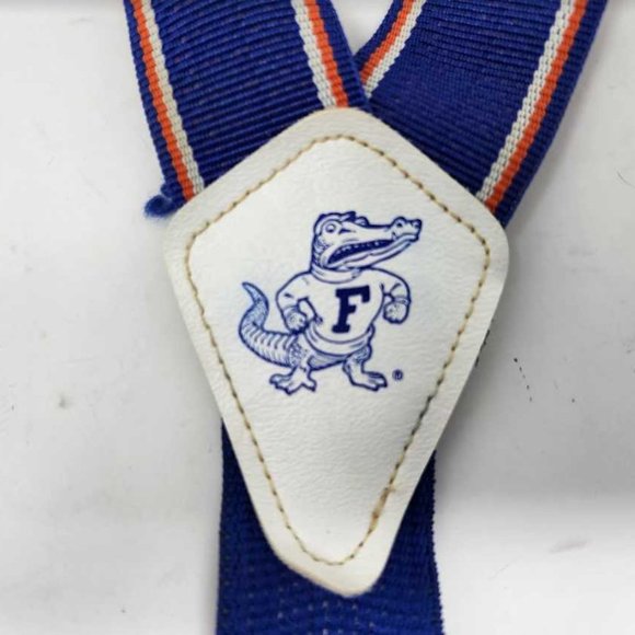 Vintage 80S University of Florida Gators orange and blue suspenders - Picture 3 of 9
